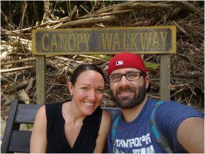 Canopy walkway sign