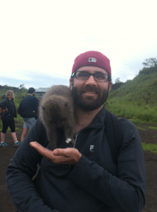 t feeding the monkey