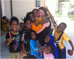 Some of the Somali kids I worked with in San Antonio.