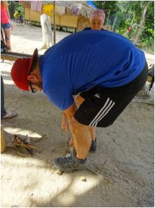 trent trying to make fire