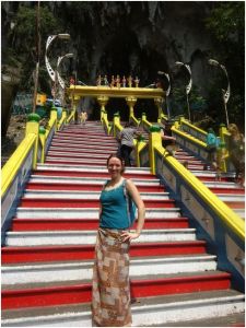 me in front of the temple