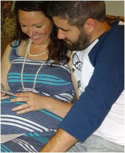 opening gifts and cards