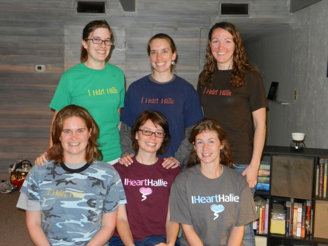 This isn't all the girls, but here's a few of us.