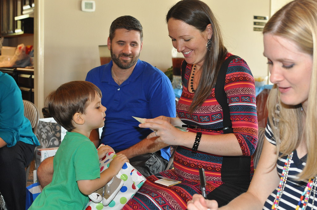 opening Traci's gift