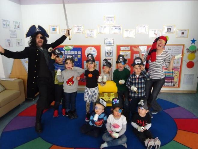 Our last class at QISS.  This was on one of our fun Fridays.  :)