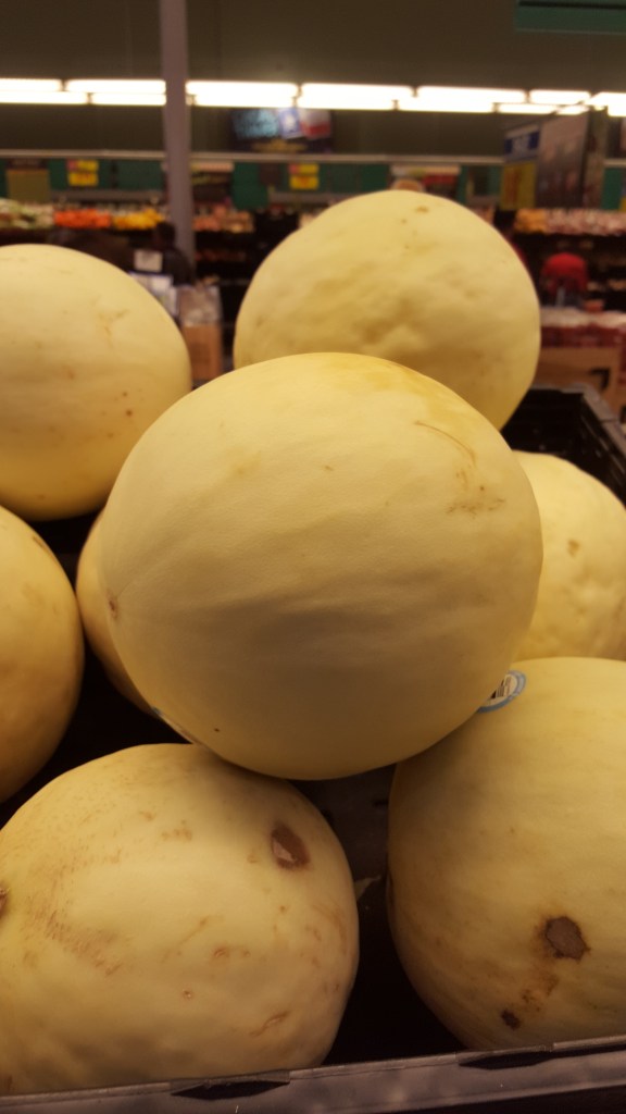 A honeydew melon would have been the more appropriate size comparison for this picture. At 35 weeks, he should be about 5 and a quarter pounds and over 18 inches long.