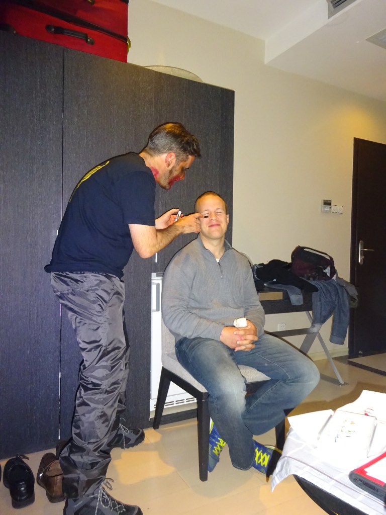 Trent getting Matt all zombified