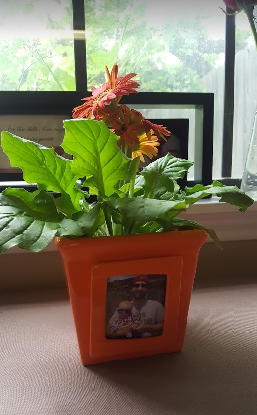 mother's day flower and frame