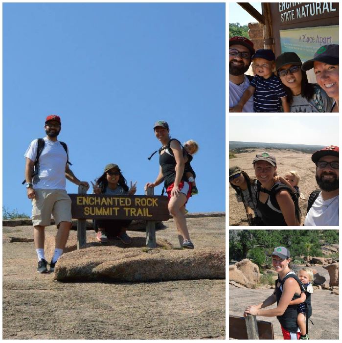 enchanted rock collage
