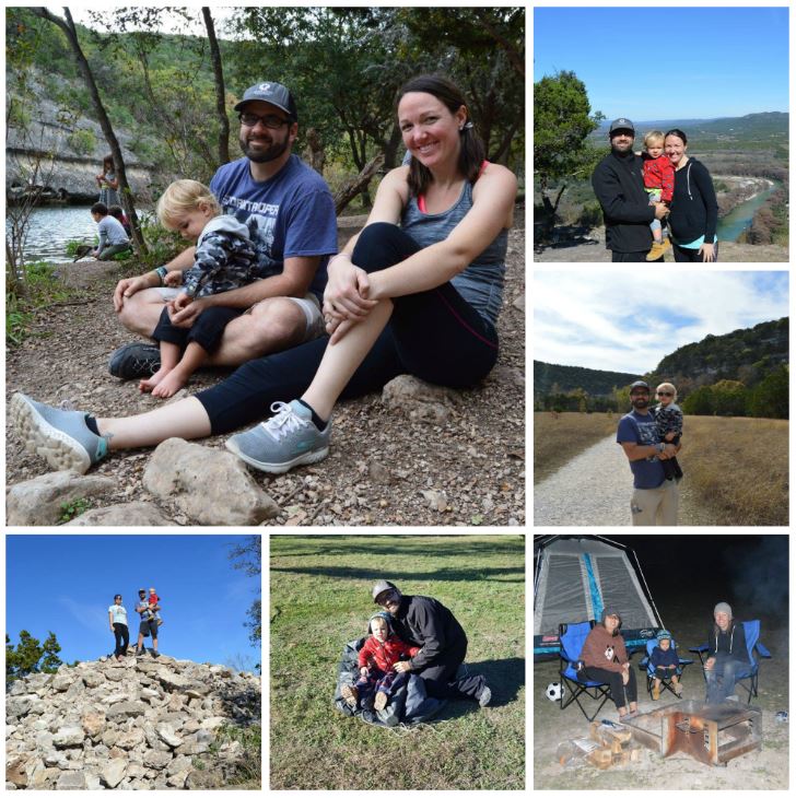 Garner state park collage